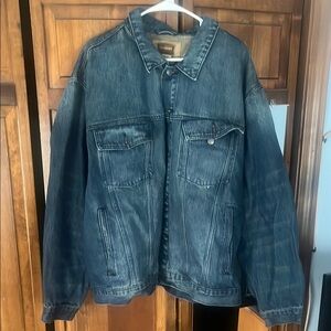 The Foundry Supply Co. Blue Lightweight Shirt Jacket